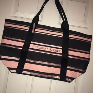 Victoria’s Secret rose gold tote bag